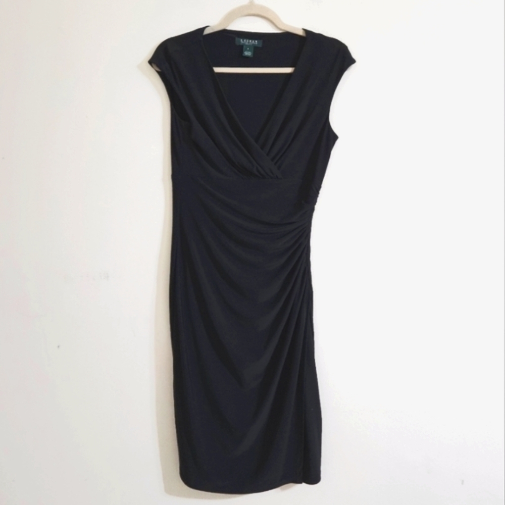 Lauren Ralph Lauren Ruched Sheath Dress
